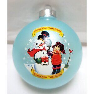 1998 Campbells Soup Kids Collectors Edition - Christmas Ornament Decoration Ball